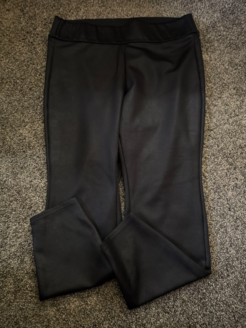 Lane Bryant Black Faux Leather Leggings